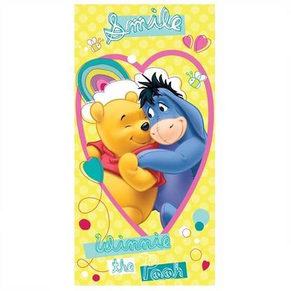 Imaginea Prosop de baie pentru copii - Winnie de Pluș și Măgărușul Eeyore 70 x 140 cm