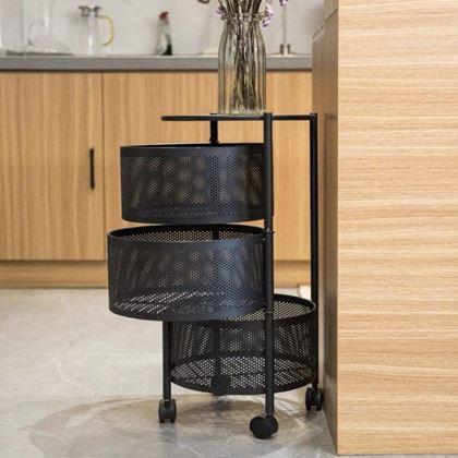 Imaginea din Organizator mobil cu 3 coșuri - a doua calitate