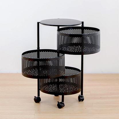 Imaginea Organizator mobil cu 3 coșuri - a doua calitate