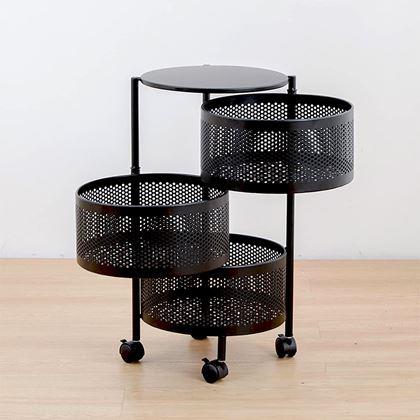 Imaginea din Organizator mobil cu 3 coșuri - a doua calitate