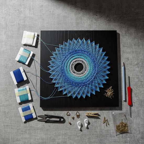 Imaginea din Set creativ String Art - Mandala