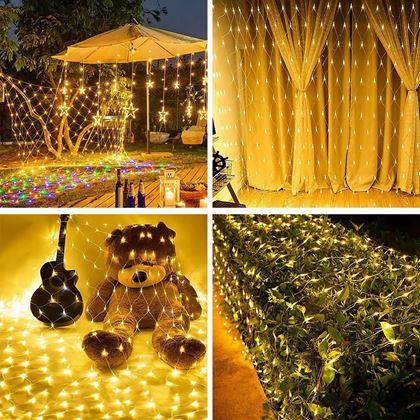 Imaginea din esătura de lumini 1,5 x 1,5 m