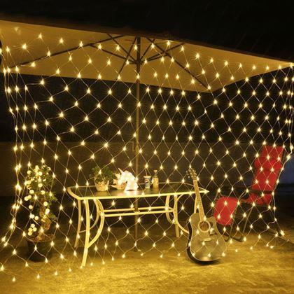 Imaginea din esătura de lumini 1,5 x 1,5 m