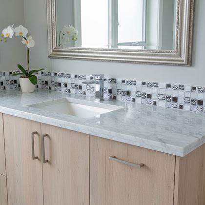 Imaginea din Bandă autoadezivă mosaic - amestec gri