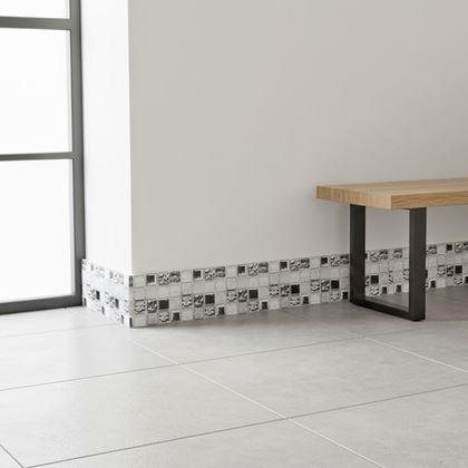 Imaginea din Bandă autoadezivă mosaic - amestec gri