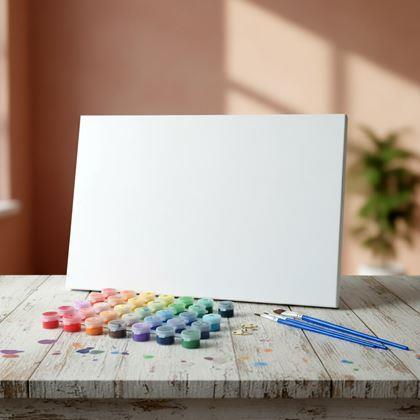 Imaginea din Set de pictură - panza 50x40 cm, set vopsele si pensule