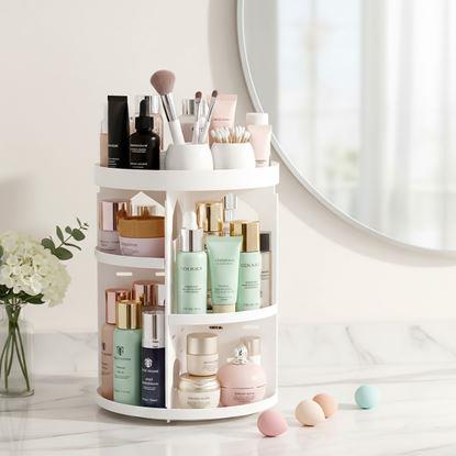 Imaginea Organizator cosmetic rotativ 