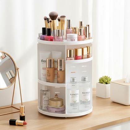 Imaginea din Organizator cosmetic rotativ  -  alb