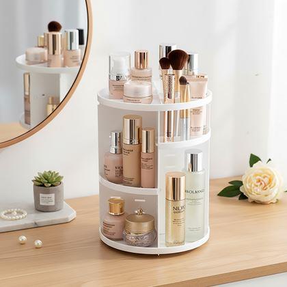 Imaginea din Organizator cosmetic rotativ  -  alb