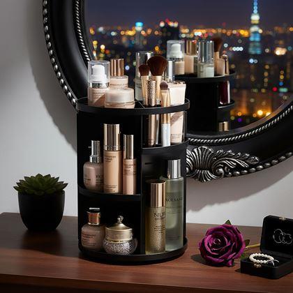 Imaginea din Organizator cosmetic rotativ  -  negru