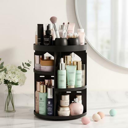 Imaginea Organizator cosmetic rotativ 