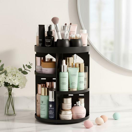 Imaginea din Organizator cosmetic rotativ  -  negru