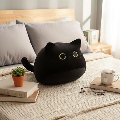 Imaginea din Pernă pisică neagră