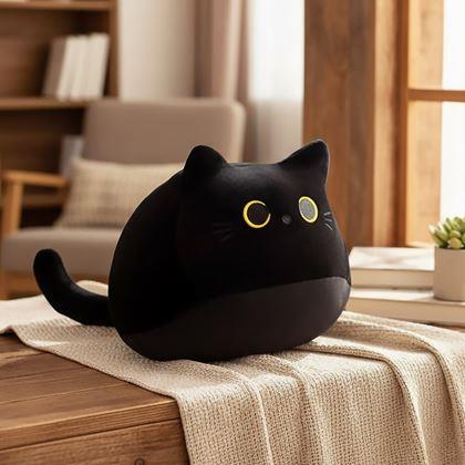 Imaginea din Pernă pisică neagră