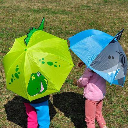 Imaginea din 3D umbrelă copii  -  dinozaur