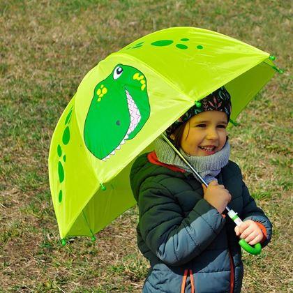 Imaginea din 3D umbrelă copii  -  dinozaur