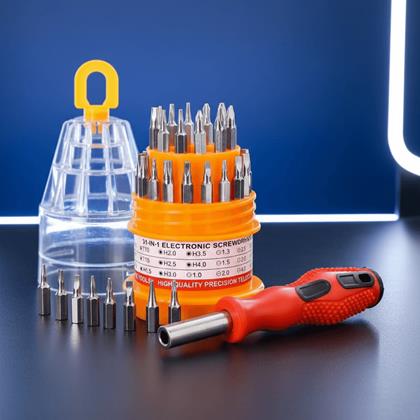 Imaginea din Mini set de surubelnițe de călătorie 31 în 1