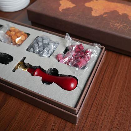 Imaginea din Set cadou pentru realizarea sigiliilor -  Mulțumesc