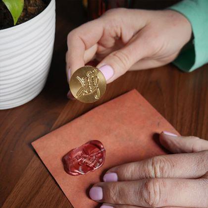 Imaginea din Set cadou pentru realizarea sigiliilor -  Mulțumesc