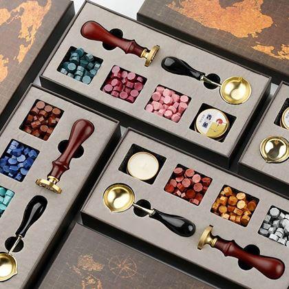 Imaginea din Set cadou pentru realizarea sigiliilor -  Mulțumesc