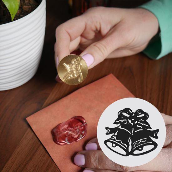 Imaginea din Set cadou pentru realizarea sigiliilor -  clopote de Craciun