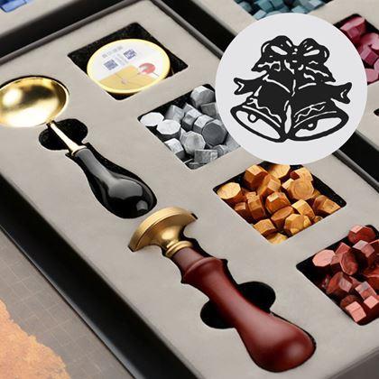 Imaginea din Set cadou pentru realizarea sigiliilor -  clopote de Craciun