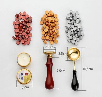 Imaginea din Set cadou pentru realizarea sigiliilor -  Mulțumesc