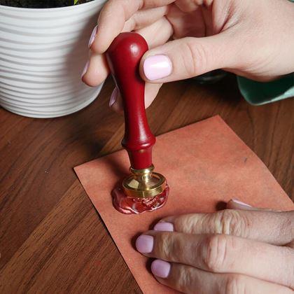 Imaginea din Set cadou pentru realizarea sigiliilor -  Mulțumesc