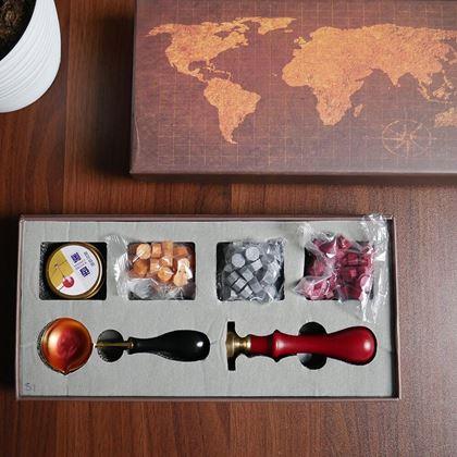 Imaginea din Set cadou pentru realizarea sigiliilor -  Mulțumesc