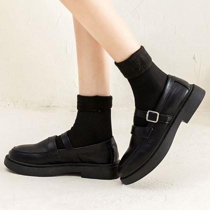 Imaginea din Șosete călduroase cu blană  -  negru