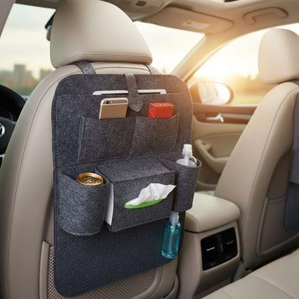 Imaginea din Organizator pentru scaunul auto  -  gri închis