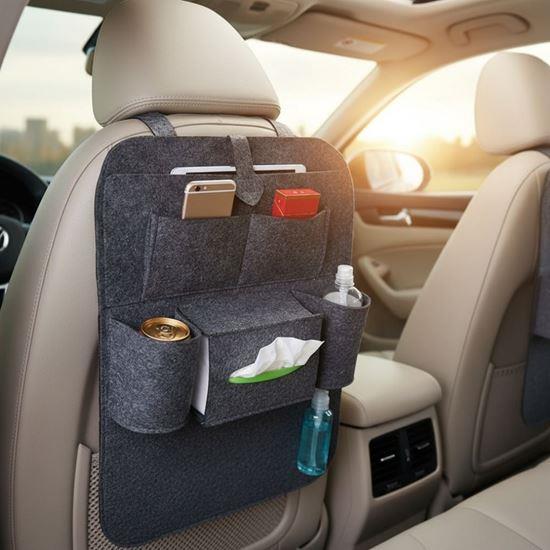 Imaginea din Organizator pentru scaunul auto  -  gri închis