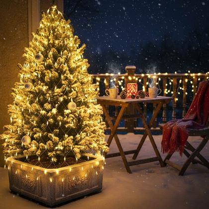 Imaginea din esătura de lumini 1,5 x 1,5 m