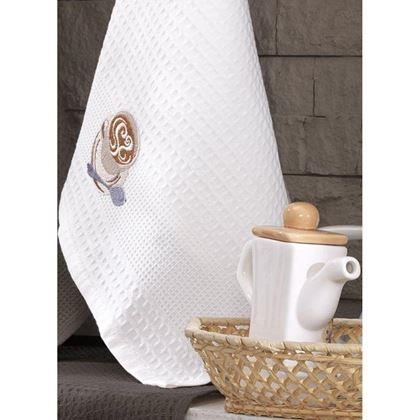 Imaginea din Set cadou prosoape vafe 3 bucăți - cafea