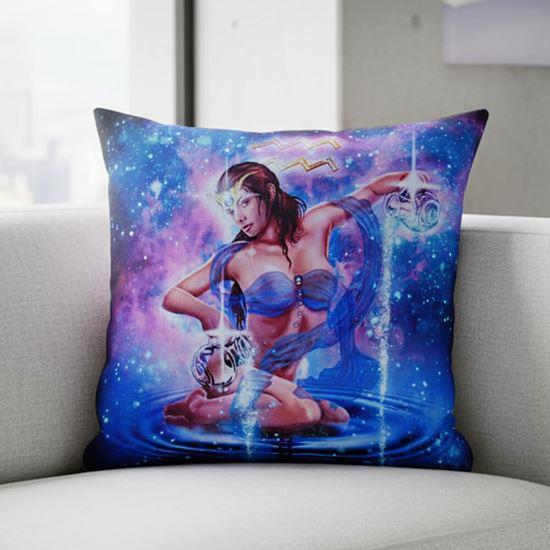 Imaginea din Husă de pernă cu zodie - Vărsător