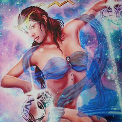 Imaginea din Husă de pernă cu zodie - Vărsător