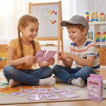 Imaginea din Set de carduri matematice 36 buc. - adunare