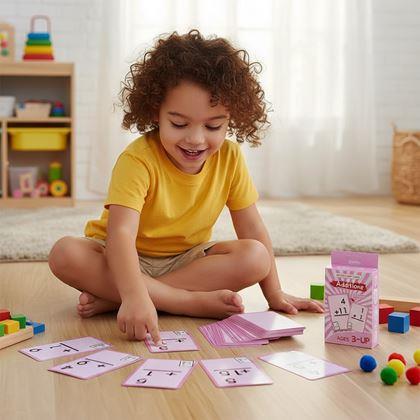 Imaginea din Set de carduri matematice 36 buc. - adunare