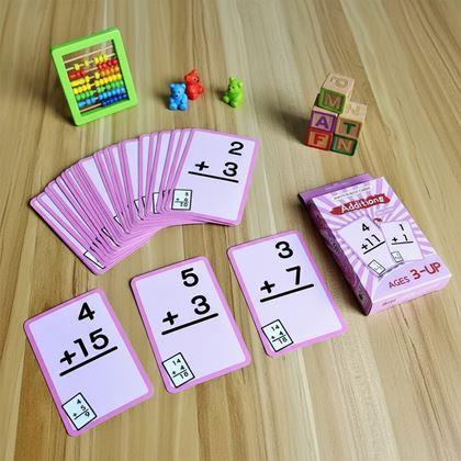 Imaginea din Set de carduri matematice 36 buc. - adunare