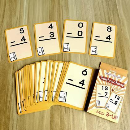 Imaginea din Set de carduri matematice 36 buc. - scădere