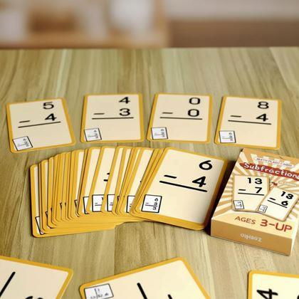 Imaginea din Set de carduri matematice 36 buc. - scădere