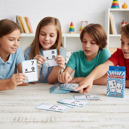 Imaginea din Set de carduri matematice 36 buc. - multiplicare
