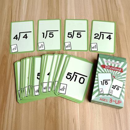 Imaginea din Set de carduri matematice 36 buc. - împărțire
