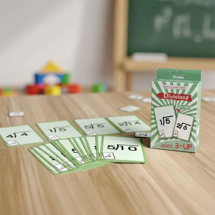 Imaginea din Set de carduri matematice 36 buc. - împărțire
