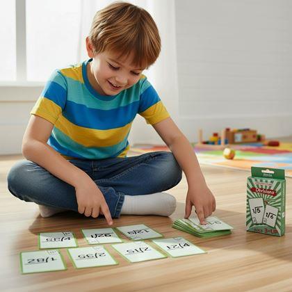 Imaginea din Set de carduri matematice 36 buc. - împărțire