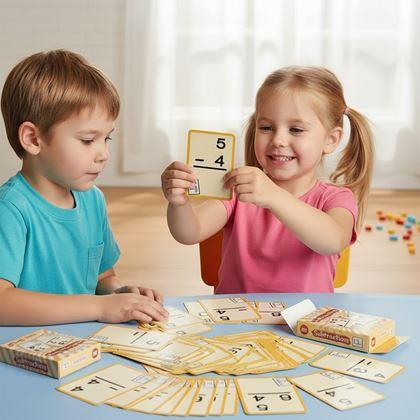 Imaginea din Set de carduri matematice 36 buc. - scădere