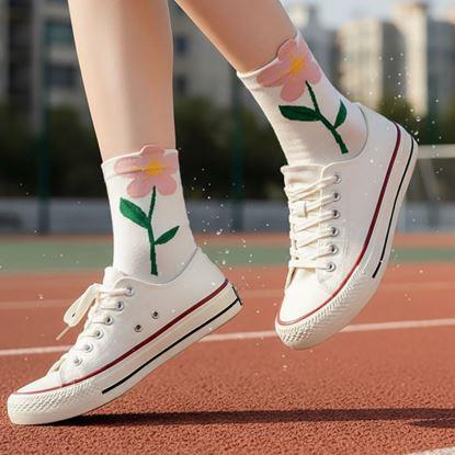 Imaginea Șosete cu flori