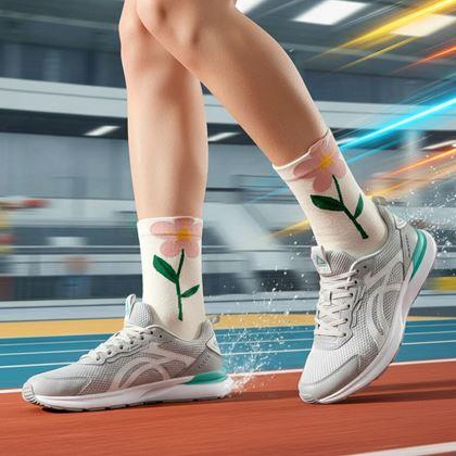 Imaginea din Șosete cu flori