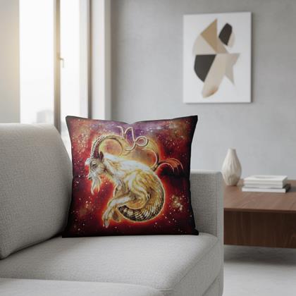 Imaginea din Husă de pernă cu zodie - Capricorn