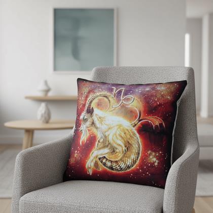 Imaginea din Husă de pernă cu zodie - Capricorn